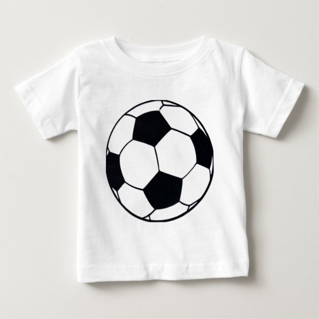 T-shirt Pour Bébé I Love Football (Soccer) Coeur du jeu : I Love (Devant)