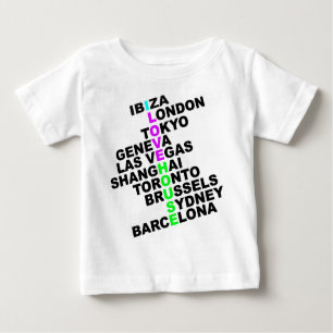 T-shirt Pour Bébé I Love House Music
