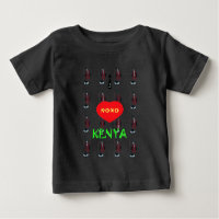 I Love Kenya Massai Art Print