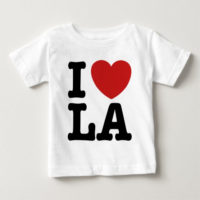T-shirt Pour Bébé I Love LA (Devant)