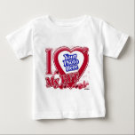 T-shirt Pour Bébé I Love My BFF coeur rouge - photo<br><div class="desc">I Love My BFF coeur rouge - photo</div>
