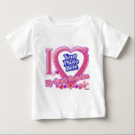 T-shirt Pour Bébé I Love My Great Grand-mère rose/violet - photo<br><div class="desc">I Love My Great Grandma rose/violet - photo Ajoutez votre photo préférée à ce design de t-shirt !</div>