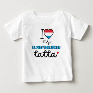 T-shirt Pour Bébé I Love My Luxembourg Tatta mignon