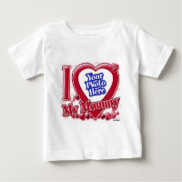 I Love My Mommy coeur rouge - photo