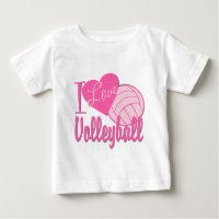 I Love Volleyball rose