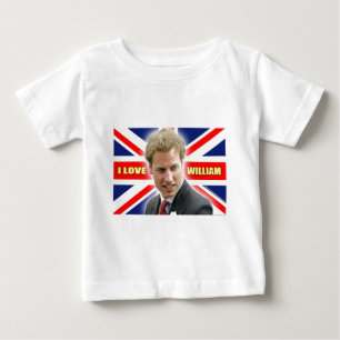 T-shirt Pour Bébé I Love William