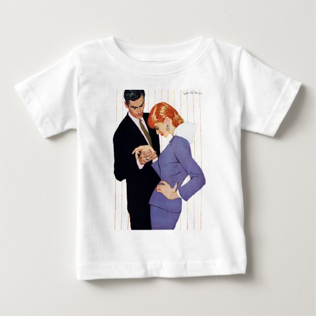 T-shirt Pour Bébé I Love You Mama Girl (Devant)