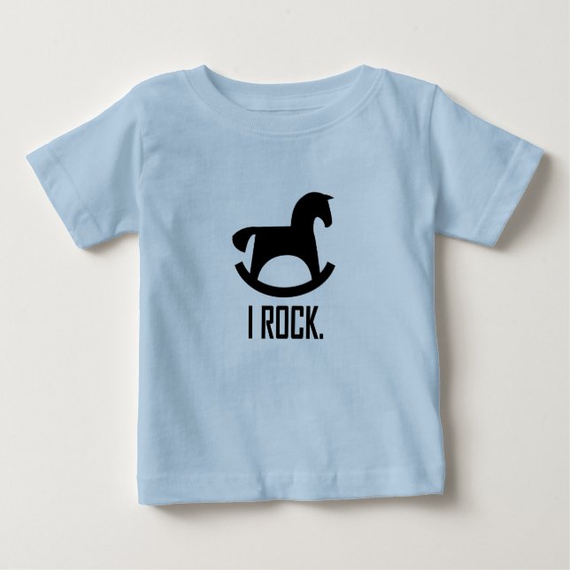 T-shirt Pour Bébé I Rock (Devant)