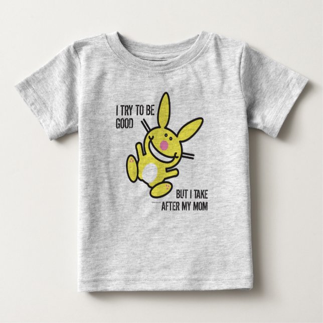 T-shirt Pour Bébé I Take After My Mom (Devant)