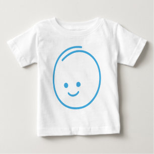 T-shirt Pour Bébé Icône de tristesse minimaliste