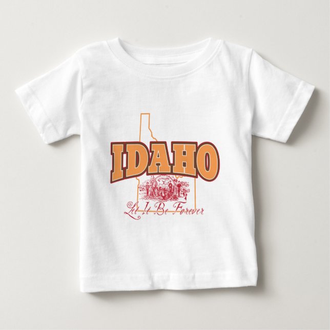 T-shirt Pour Bébé Idaho (Devant)