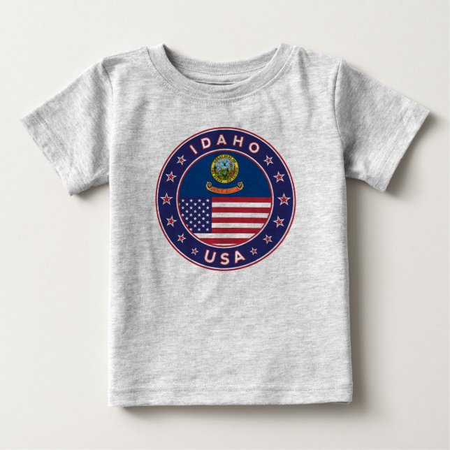T-shirt Pour Bébé Idaho (Devant)