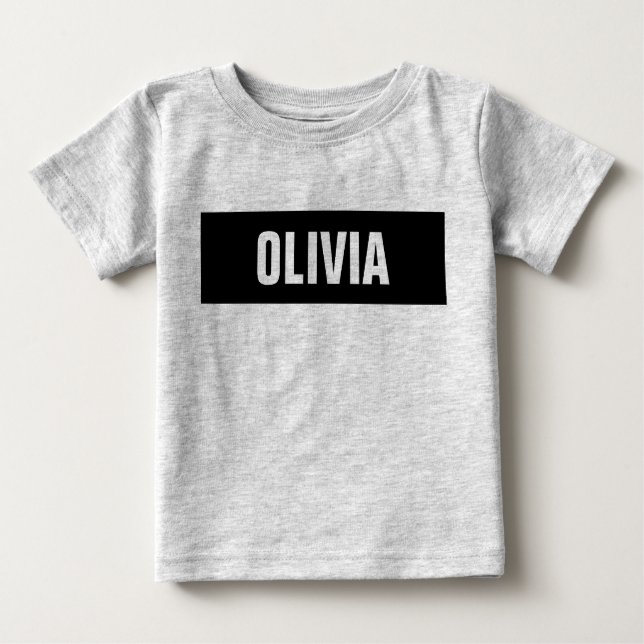 T-shirt Pour Bébé Identité (Devant)