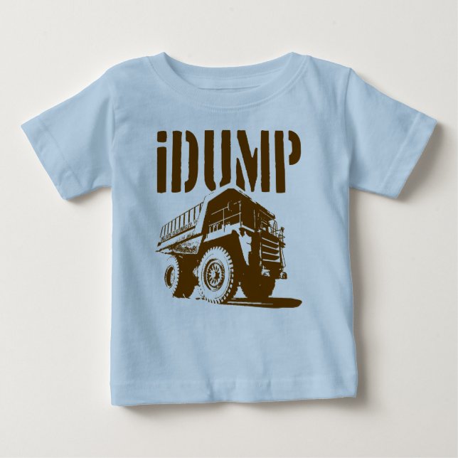 T-shirt Pour Bébé iDump (croquant) (Devant)