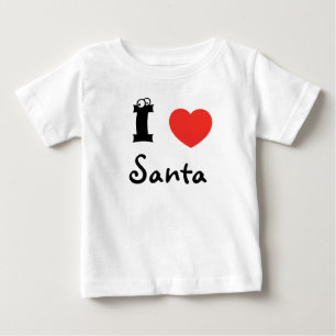 T-shirt Pour Bébé Ik houd van Père Noël