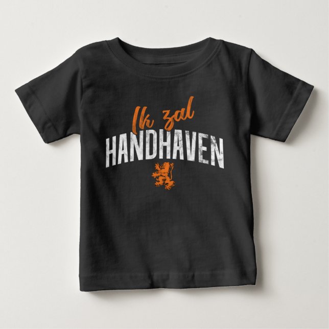 T-shirt Pour Bébé Ik Zal Handhaven   (Devant)