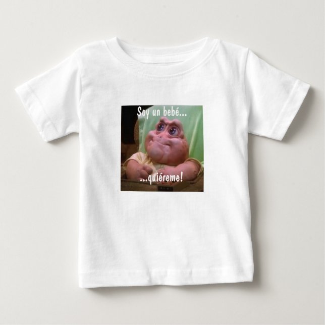 T-shirt Pour Bébé il boit sinclair (Devant)