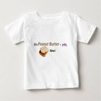 T-shirt Pour Bébé Il est temps de Beurre-Gelée d'arachide !
