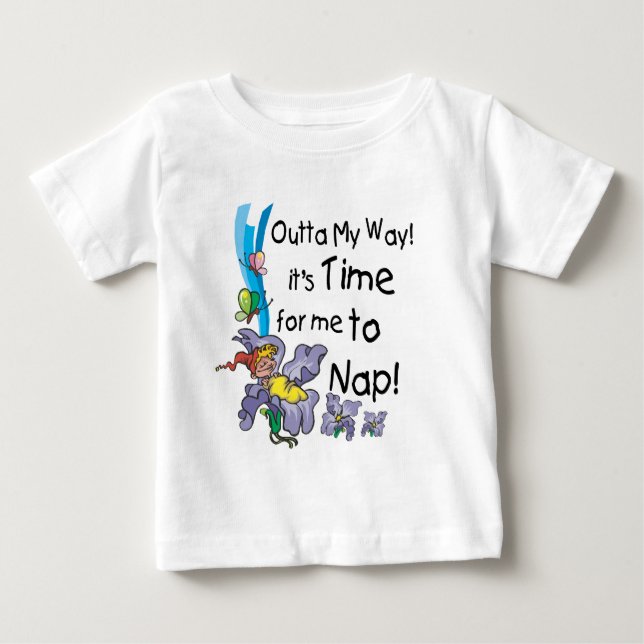 T-shirt Pour Bébé Il est temps de faire une sieste (Devant)