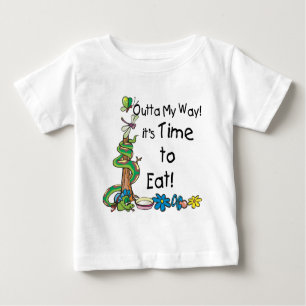 T-shirt Pour Bébé Il est temps de manger