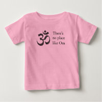 "Il n'y a pas de place comme Om" Yoga Baby 12-24mo
