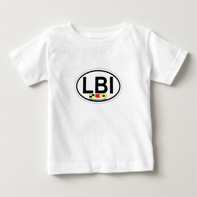 T-shirt Pour Bébé Île de Long Beach (Devant)