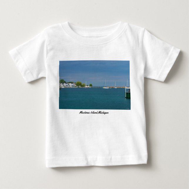 T-shirt Pour Bébé Île Harbour Mackinac (Devant)