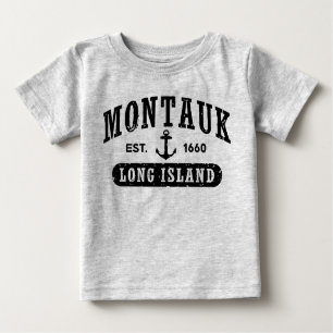 T-shirt Pour Bébé Île Montauk Long