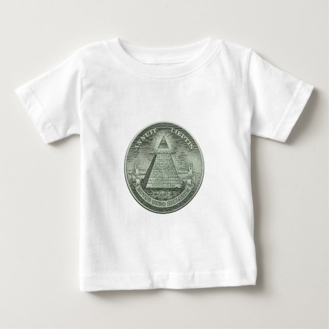 T-shirt Pour Bébé Illuminati - tout l'oeil voyant (Devant)