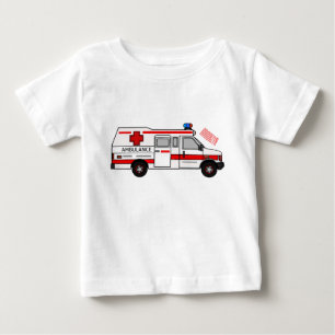 T-shirt Pour Bébé Illustration d'ambulance