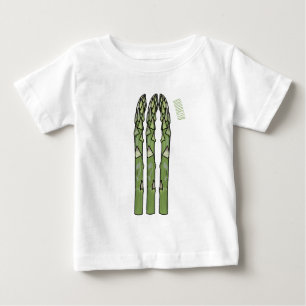 T-shirt Pour Bébé Illustration d'Asparagus