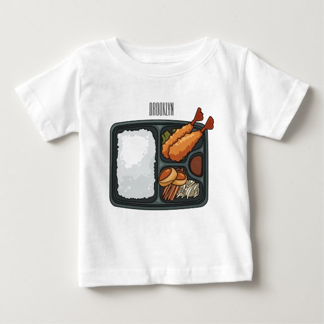 T-shirt Pour Bébé Illustration de Bento (Devant)