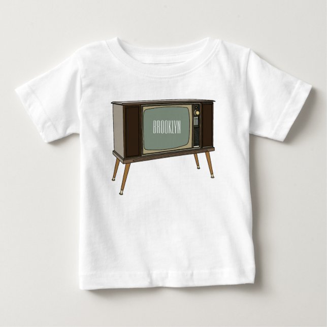 T-shirt Pour Bébé Illustration de dessin télévisé (Devant)