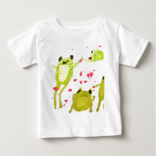 T-shirt Pour Bébé Illustration de la grenouille mûre