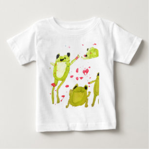 T-shirt Pour Bébé Illustration de la grenouille mûre