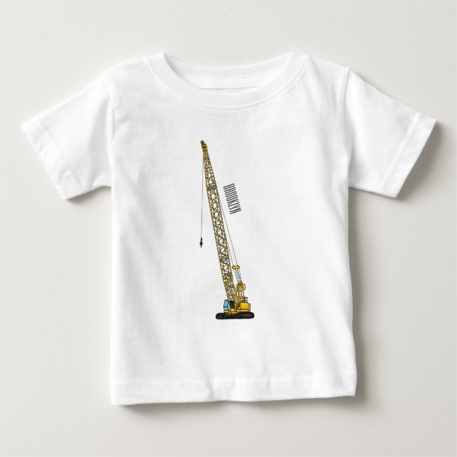 T-shirt Pour Bébé Illustration de la pelle à dragons (Devant)