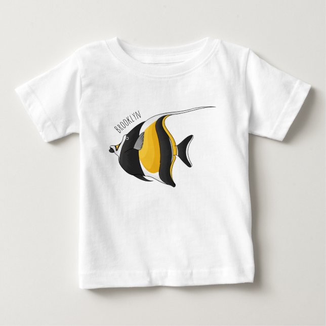 T-shirt Pour Bébé Illustration de l'idole mauresque (Devant)