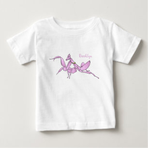 T-shirt Pour Bébé Illustration de l'orchidée mante