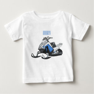 T-shirt Pour Bébé Illustration de motoneige