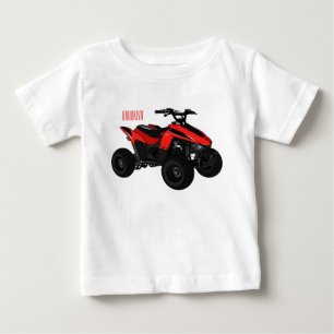 T-shirt Pour Bébé Illustration de Quad bike atv