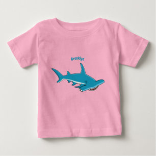 T-shirt Pour Bébé Illustration de requin marteau