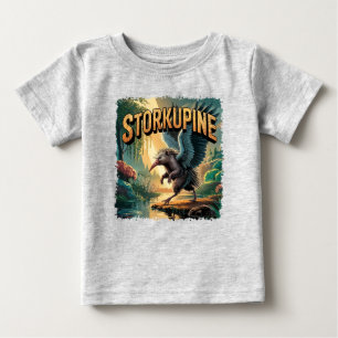 T-shirt Pour Bébé Illustration de Storkupine – Storkupine drôle