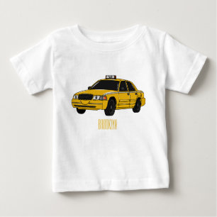 T-shirt Pour Bébé Illustration de taxi