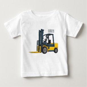 T-shirt Pour Bébé Illustration du chariot élévateur