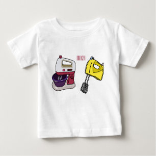 T-shirt Pour Bébé Illustration du mixer