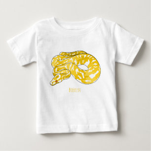 T-shirt Pour Bébé Illustration du serpent python birman