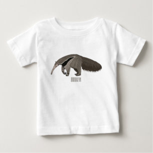 T-shirt Pour Bébé Illustration d'un dessin animé d'Anteater