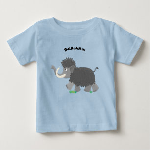 T-shirt Pour Bébé Illustration d'un mammouth laineux mou