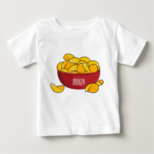 T-shirt Pour Bébé Illustration d'une puce de pomme de terre