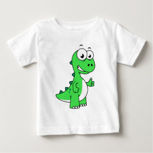 T-shirt Pour Bébé Illustration Mignonne Du Tyrannosaurus Rex. 2